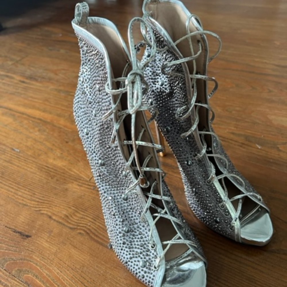 Gorgeous Sandal Booties High Heel Peep Toe